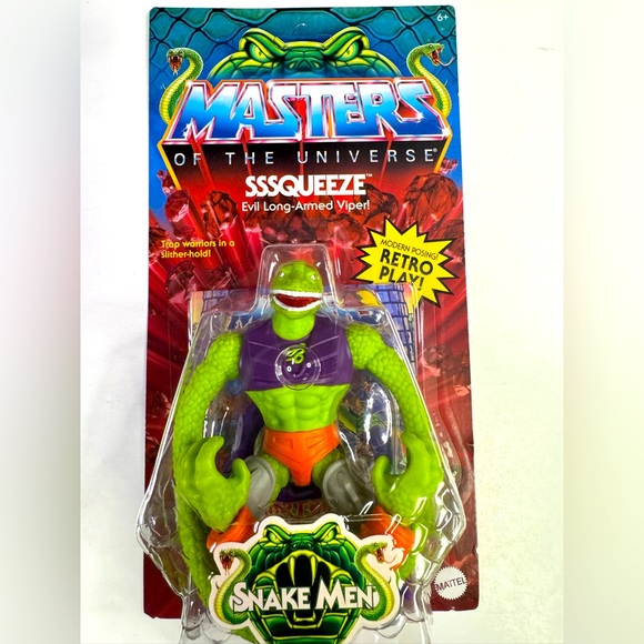 Mattel Other - Masters of The Universe “SSSQUEEZE” Evil Long-Armed Viper